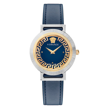 Versace Damen Armbanduhr 36 mm Armband Leder GRECA CHIC